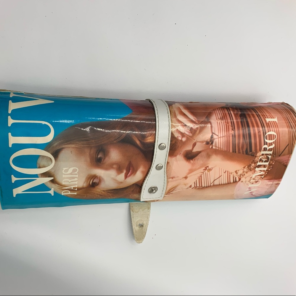 Vintage magazine clutch as is